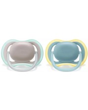 Ortodontske dude varalice Philips Avent - Ultra Air, preko 18 mjeseci, 2 komada, neutral -1