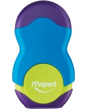 Gumica-šiljilo Maped Loopy - Soft Touch, plava