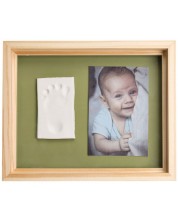 Otisak Baby Art - Pure Frame, okvir Natural, s organskom glinom -1