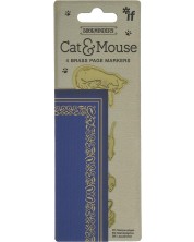 Knjižne oznake IF Vintage - Cat & Mouse, 4 komada -1