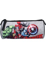 Ovalna školska pernica Vadobag Avengers - Safety Shield