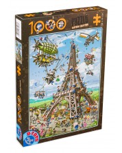 Slagalica D-Toys od 1000 dijelova  – Eiffelov toranj