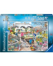 Slagalica Ravensburger od 500 dijelova - Djedov vrt