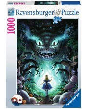 Slagalica Ravensburger od 1000 dijelova - Pustolovine s Alisom u zemlji čudesa