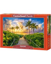 Slagalica Castorland od 3000 dijelova - Šareni izlazak sunca u Miamiju, SAD