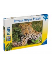 Slagalica Ravensburger od 100 XXL dijelova - Leopard