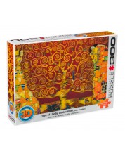 Slagalica s 3D efektom Eurographics od 300 dijelova - Drvo života od Klimta