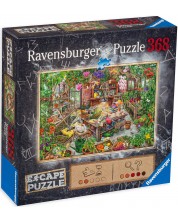 Slagalica-zagonetka Ravensburger od 368 dijelova - U zimskom vrtu -1
