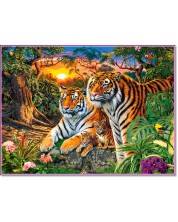 Slagalica Castorland od 2000 dijelova - Obitelj tigrova