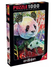 Puzzle Anatolian od 1000 dijelova - Šarena panda