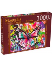 Slagalica Magnolia od 1000 dijelova - Leptir -1