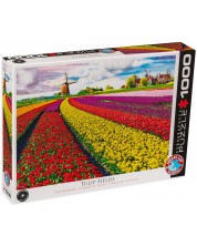 Slagalica Eurographics od 1000 dijelova - Polje s tulipanima -1