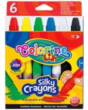 Pastele Colorino Kids - Silky crayons, 6 boja