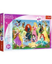 Puzzle Trefl od 100 dijelova - Princeze-čarobnjačke 