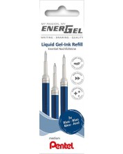 Punjenje za kemijske olovke Pentel - BL107, 0.7 mm, 3 komada, plave