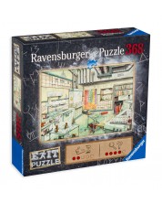 Slagalica-zagonetka Ravensburger od 368 dijelova - Laboratorija -1