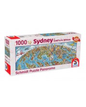 Panoramska slagalica Schmidt od 1000 dijelova - Sydney, Hartwig Braun -1