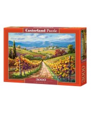 Puzzle Castorland od 3000 dijelova - Staze kroz vinograd