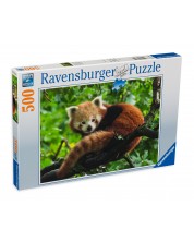 Slagalica Ravensburger od 500 dijelova - Slatka crvena panda