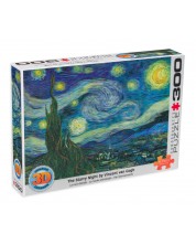 Slagalica s 3D efektom Eurographics od 300 dijelova - Zvjezdana noć, Van Gogh