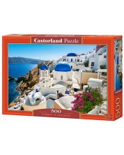 Slagalica Castorland od 500 dijelova - Ljeto na Santoriniju