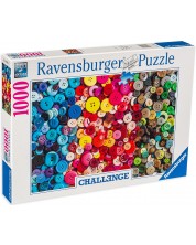 Slagalica Ravensburger od 1000 dijelova - Gumbi u boji