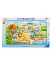 Slagalica Ravensburger od 15 dijelova - Šetnja do zoološkog vrta