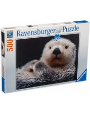 Slagalica Ravensburger od 500 dijelova - Slatka vidra