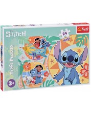 Slagalica Trefl od 24 maxi dijela - Sretan dan Lilo i Stitch