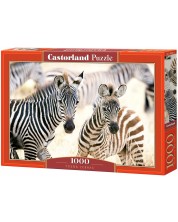 Slagalica Castorland od 1000 dijelova - Mlade zebre -1