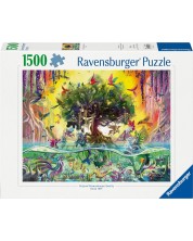 Slagalica Ravensburger od 1500 dijelova - Jezerski jednorog i njegovi prijatelji