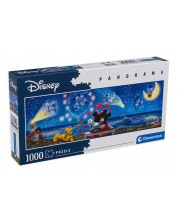 Panoramska slagalica Clementoni od 1000 dijelova - Mickey i Minnie Mouse