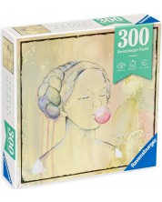 Slagalica Ravensburger od 300 dijelova - Žena s žvakom