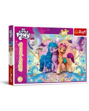 Briljantna slagalica Trefl od 100 dijelova - Shiny Ponies / Hasbro, My Little Ponies