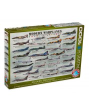 Slagalica Eurographics od 1000 dijelova – Moderni vojni zrakoplovi