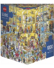 Puzzle Heye od 1000 dijelova - Život u hotelu         