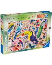 Slagalica Ravensburger od 1000 dijelova - Ptice