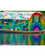 Puzzle Springbok od 500 dijelova - Obojena kuća 