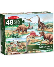 Podna slagalica Melissa & Doug – Dinosaurusi, 48 dijelova