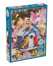 Slagalica Cobble Hill od 500 XXL dijelova - Proljetna kućica za ptice
