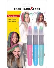 Pastele za kosu Eberhard Faber - 3 boje, metalik -1