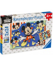Slagalica Ravensburger od 2 x 24 dijelova - Mickey Mouse