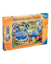 Slagalica Ravensburger od 300 XXL dijelova - Divlji svijet