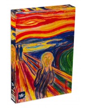 Slagalica Black Sea Lite od 1000 dijelova - Krik, Edward Munch