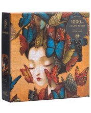 Slagalica Paperblanks od 1000 dijelova - Djevojka s leptirima