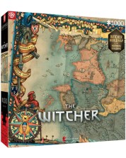 Slagalica Good Loot od 1000 dijelova - The Witcher 3: The Northern Kingdoms -1