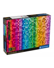 Slagalica Clementoni od 1000 dijelova - Pixels u boji -1