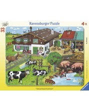 Puzzle Ravensburger od 33 dijela - Životinje i njihove obitelji