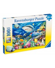 Slagalica Ravensburger od 100 XXL dijelova - Ajkulski greben  