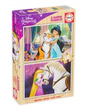 Slagalica Educa od 2 x 16 dijelova - Disney princeze